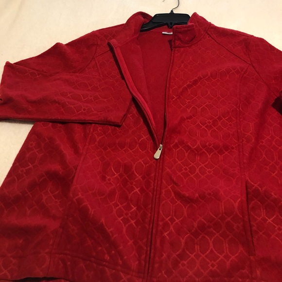 Croft&Barrow XXL Red Jacket super soft fall ready - Picture 4 of 9